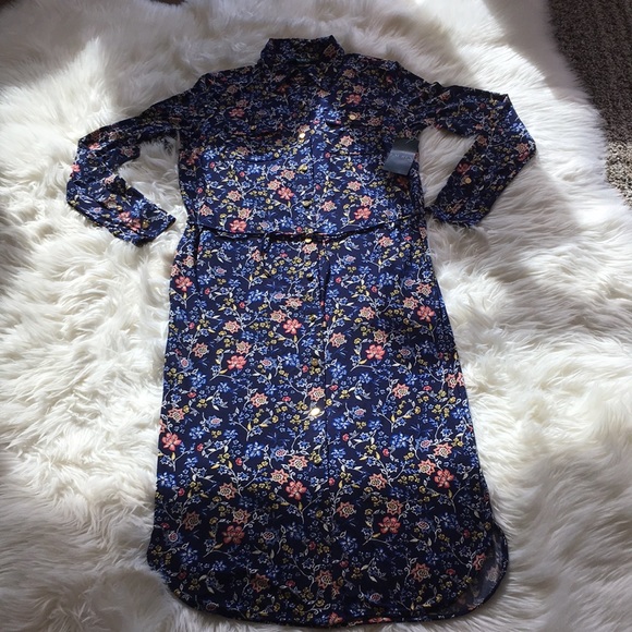 NWT LAUREN Ralph Lauren Floral Print Shift Dress - Picture 4 of 12